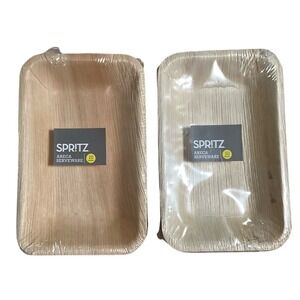 Spritz Areca‎ Serveware Eco-Friendly Plates. Set of 2